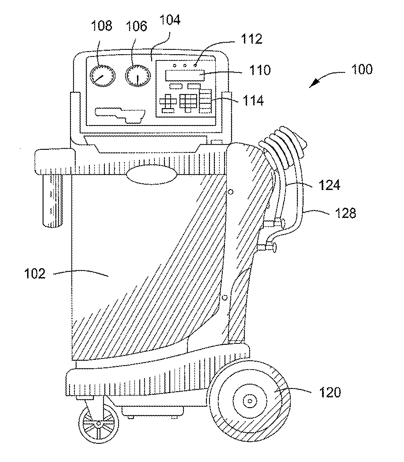 Apparatus and Method for Identifying and Operating Air Purge in Safe Mode and Having a Dip Tube