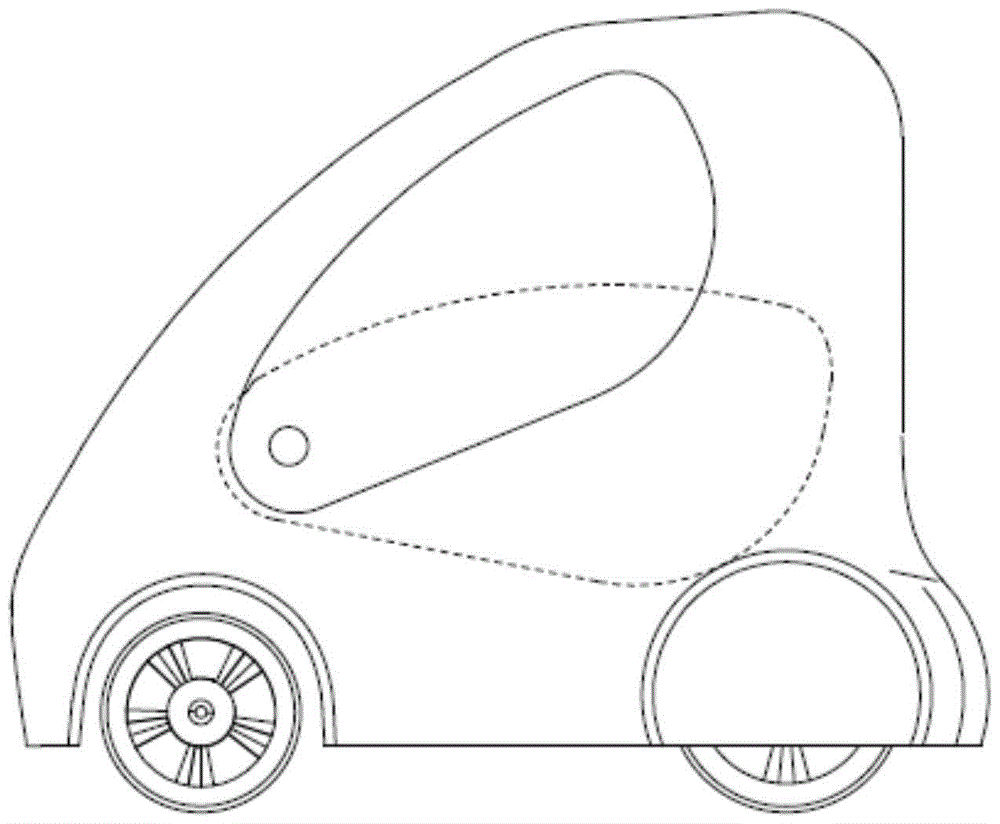 A vehicle side window rotary opening and closing system
