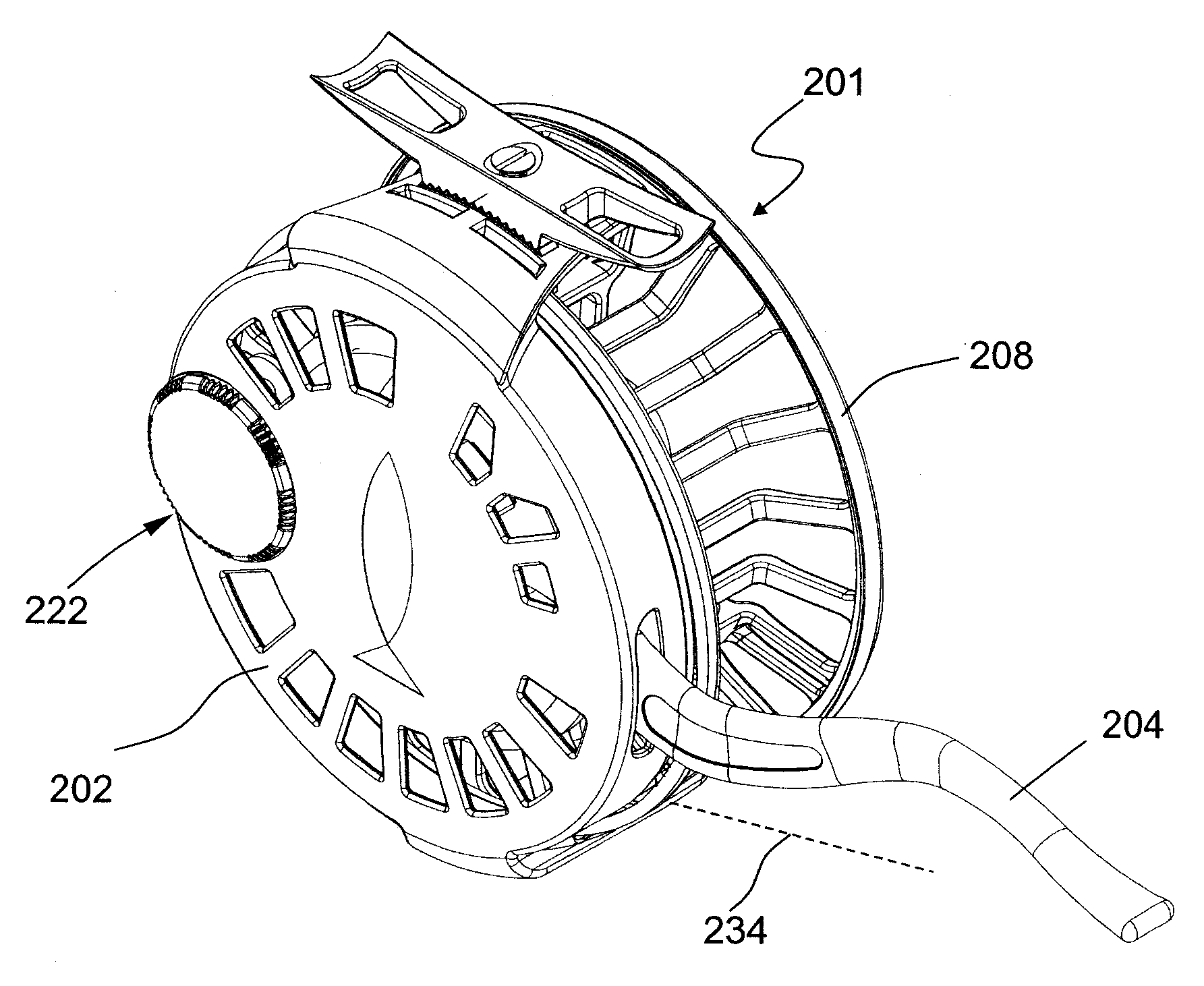 Fly fishing reel