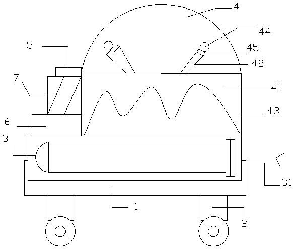 Air purification and dust suction device special for medical treatment