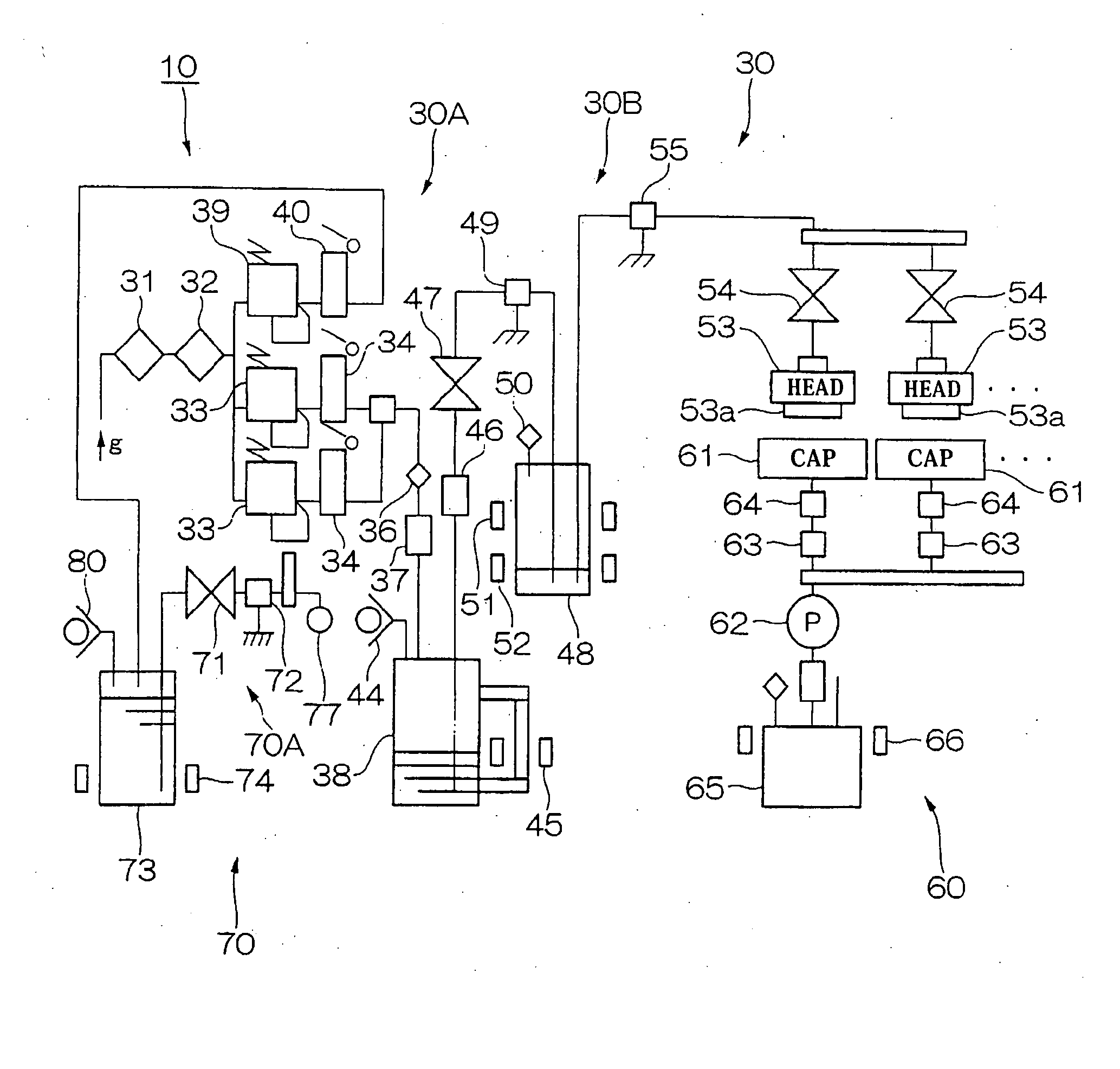 Fluid control valve and droplet ejection device