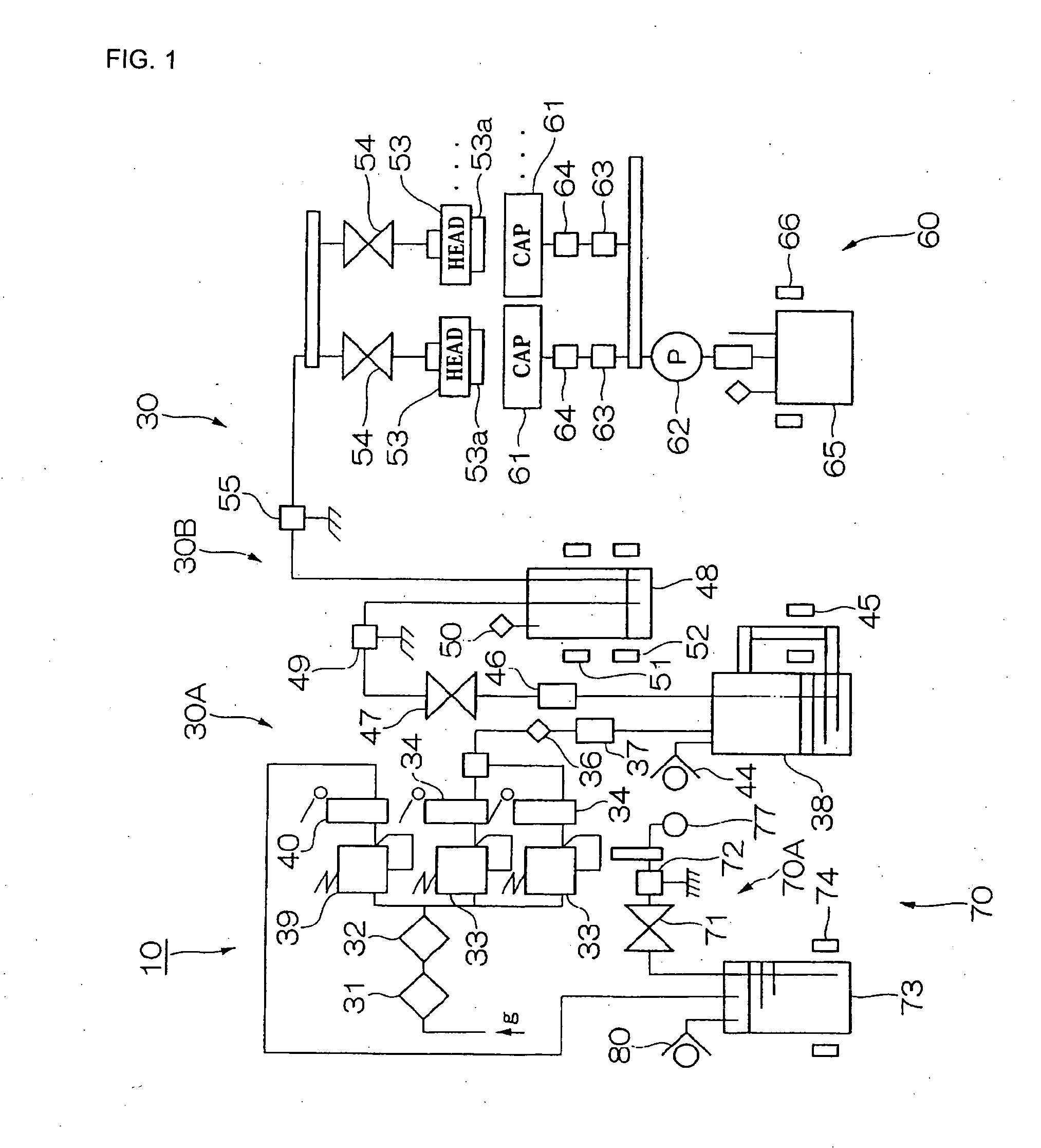 Fluid control valve and droplet ejection device