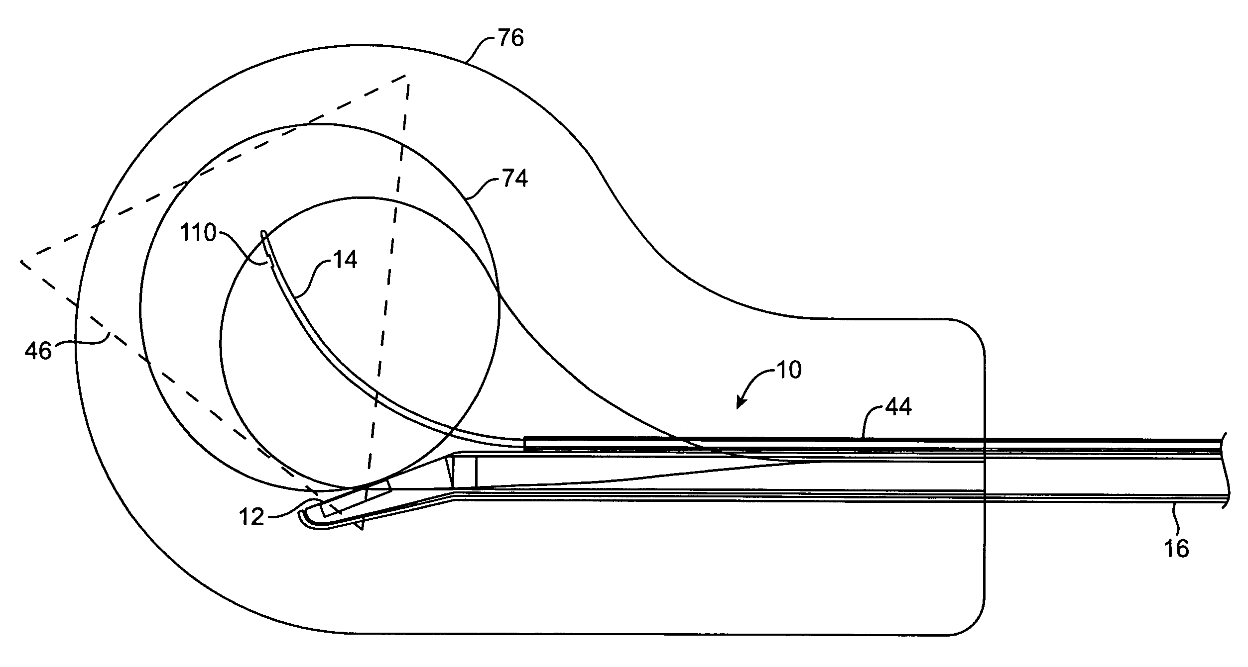 Systems and methods for deploying echogenic components in ultrasonic imaging fields