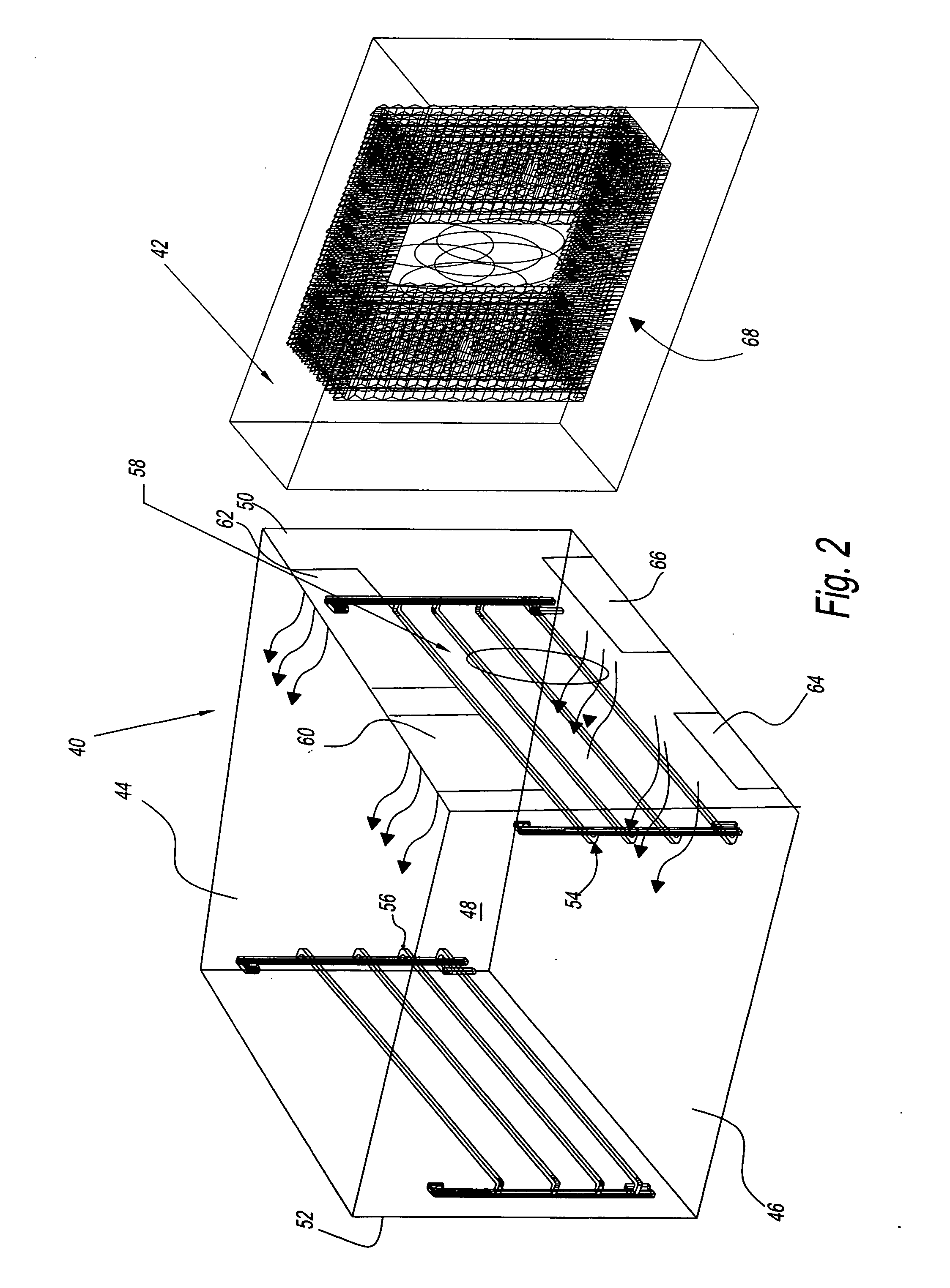 Cooking device with smoke and odor abatement
