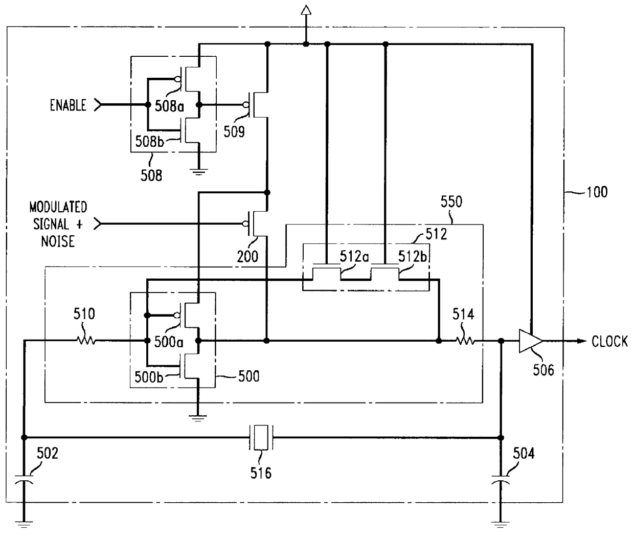 Synchronous carrier recovery circuit and injection locked oscillator