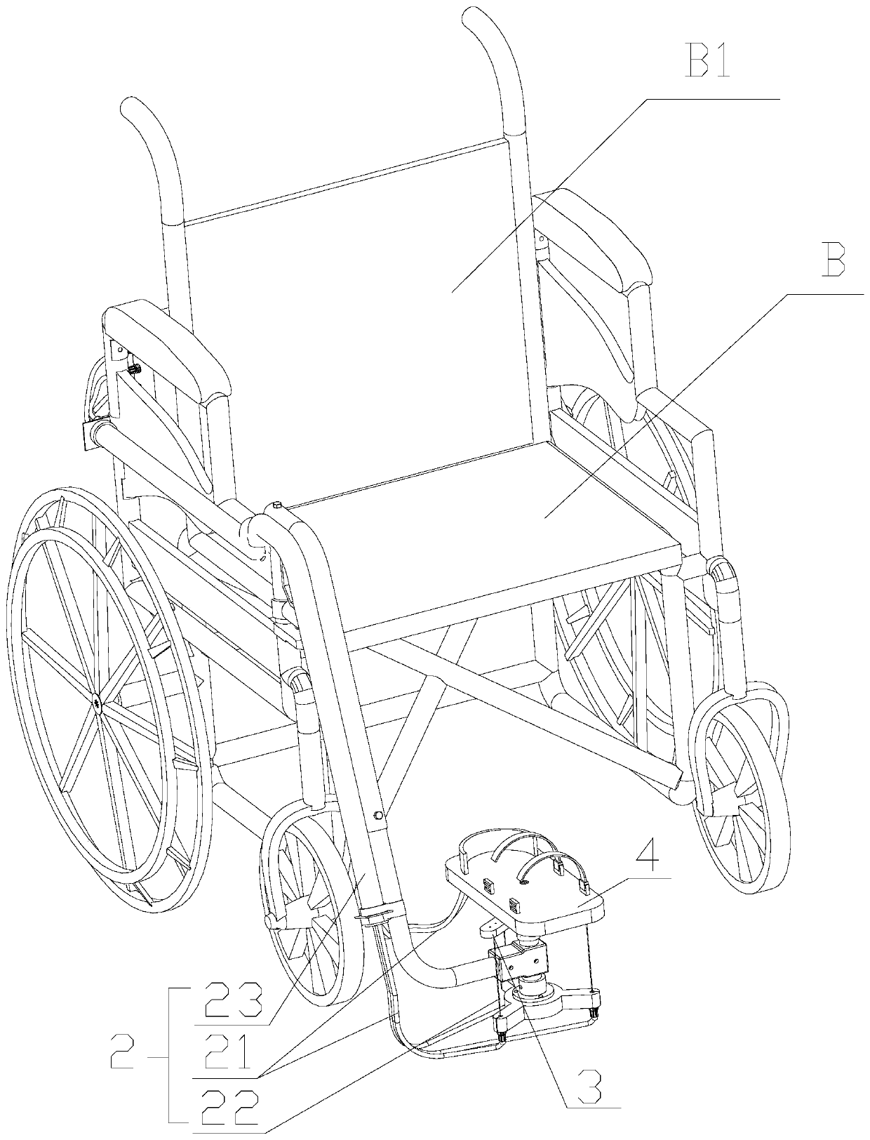 Vehicle-mounted flexible ankle training device