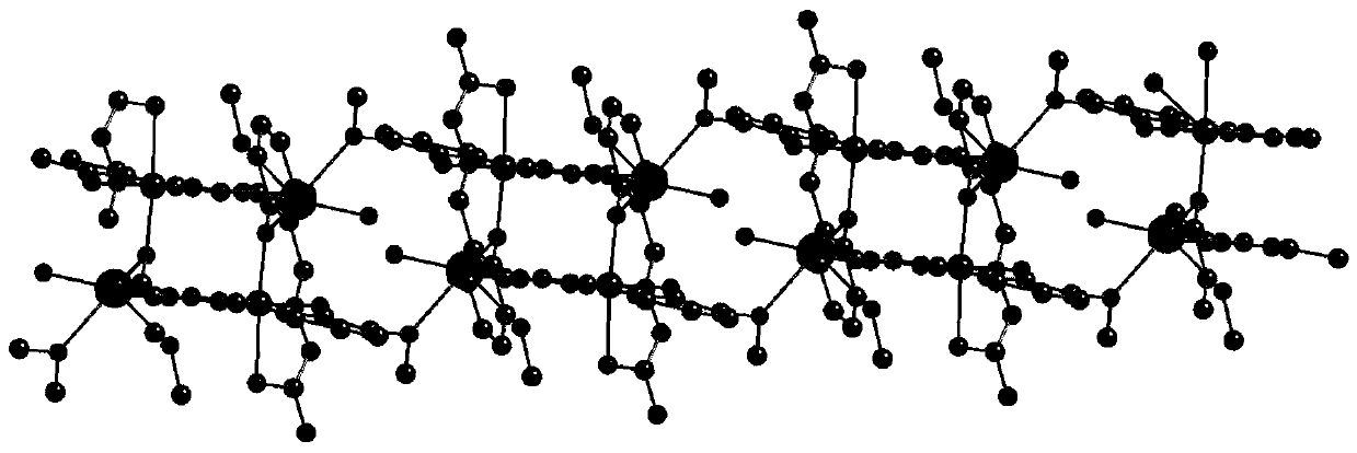 A kind of sulfur-containing Schiff base zn-na coordination polymer and its preparation method and application