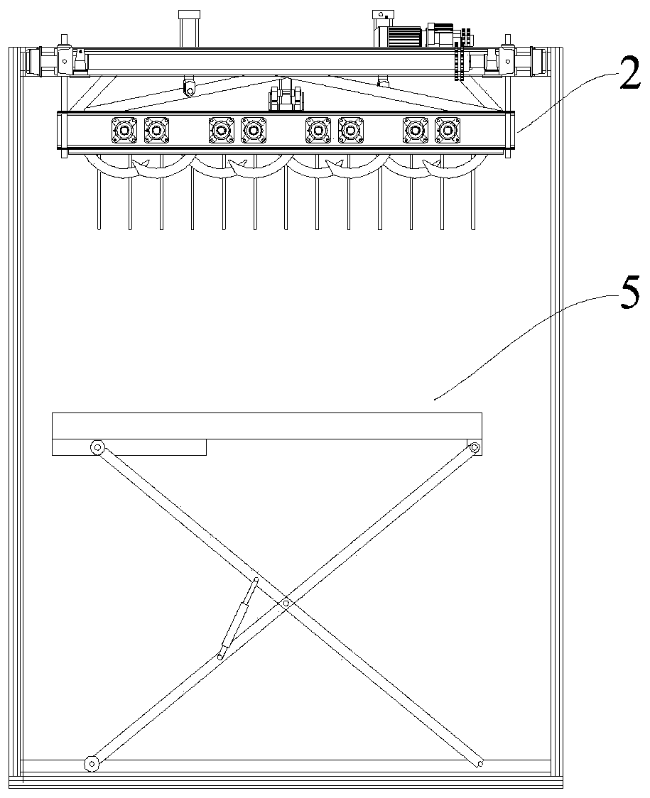 Automatic bag opening machine