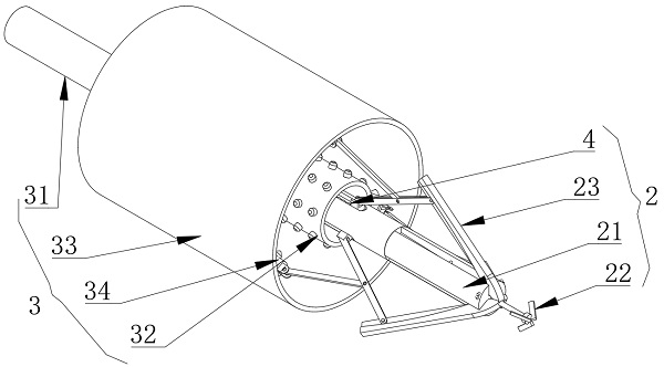 A kind of jacking pipe jacking equipment