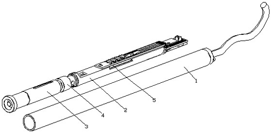 Gas-driven miniature grating ruler