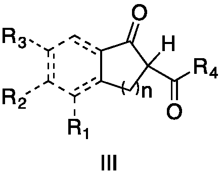 Method for preparing alpha-hydroxymethyl-beta-dicarbonyl compound under catalysis of disulfide excited by visible light