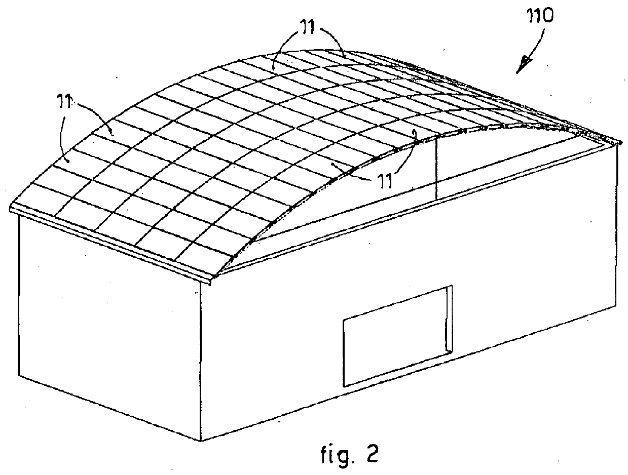 Modular Panel For Making Covering Structures For Walls, Covering Structures Or Walls And Method
