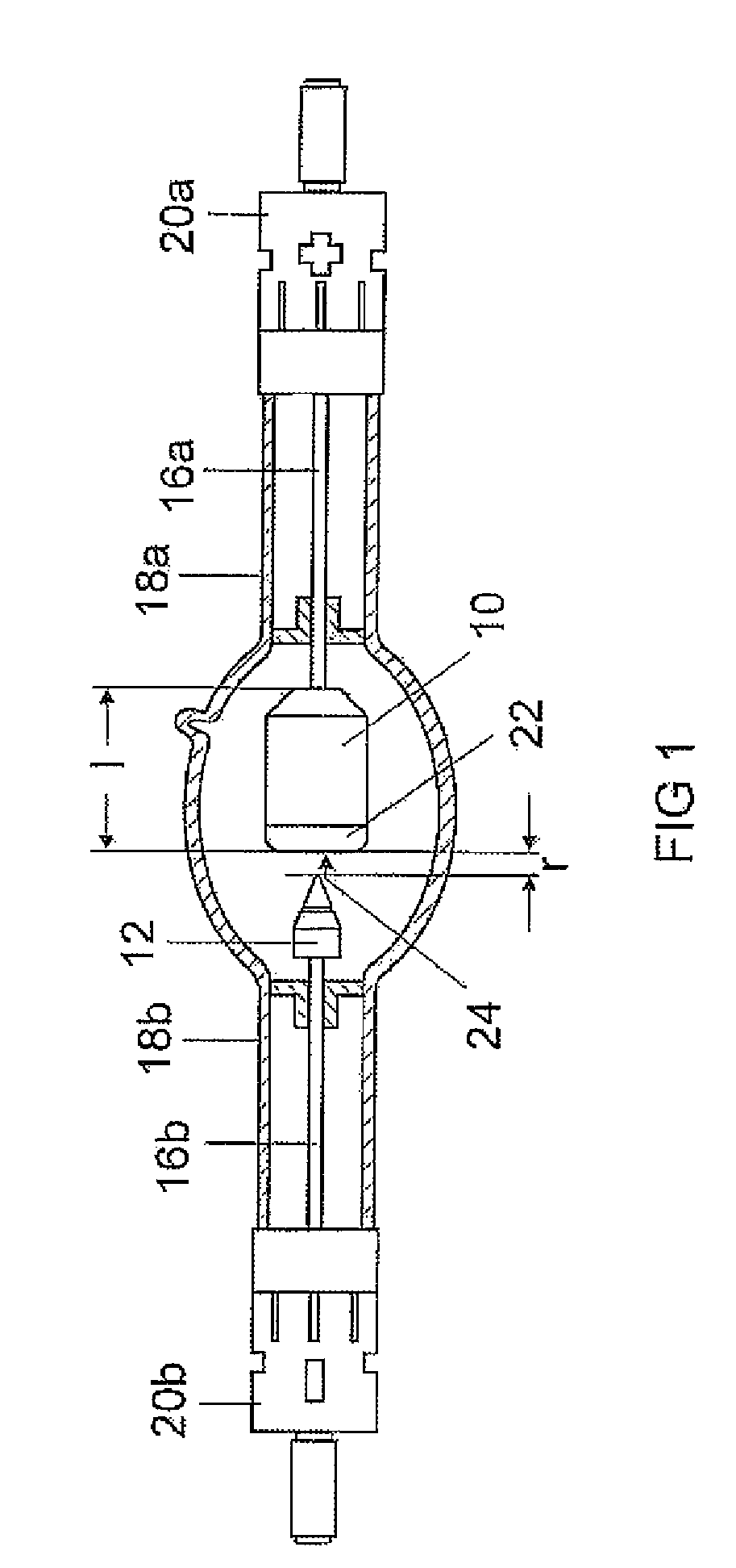 Direct-current discharge lamp