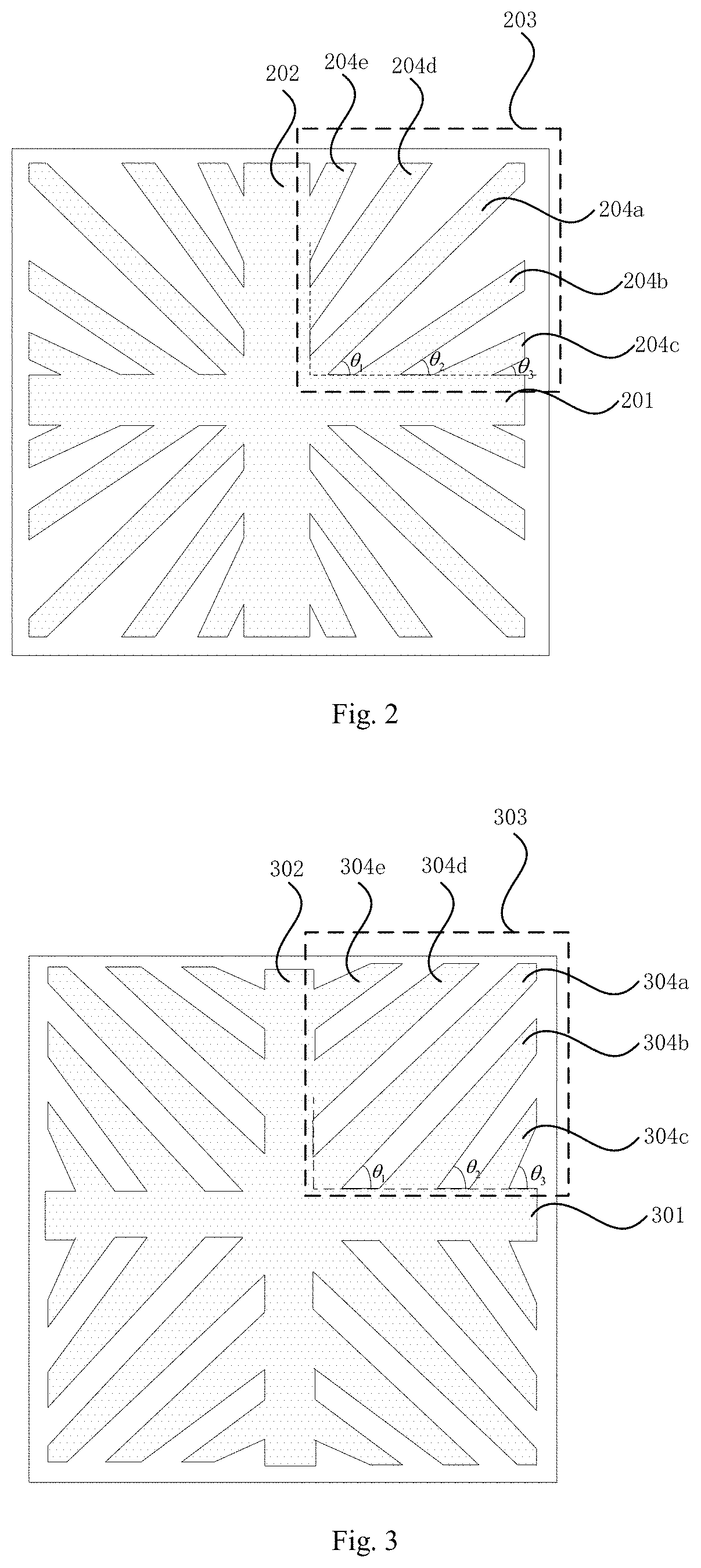 Electrode structure and liquid crystal display panel