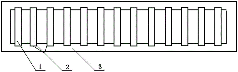 Repairing method for flow guiding bars in combustor during hot blast heater repairing