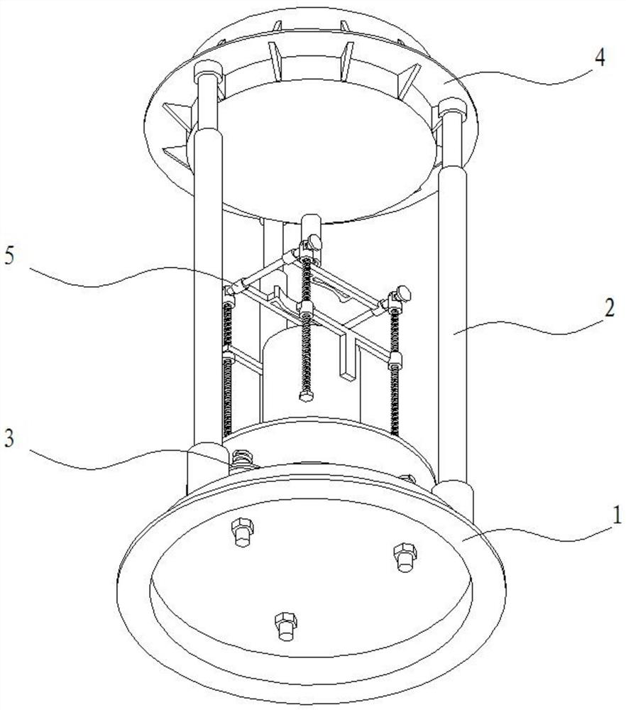 Auxiliary device for filling pipe with sand