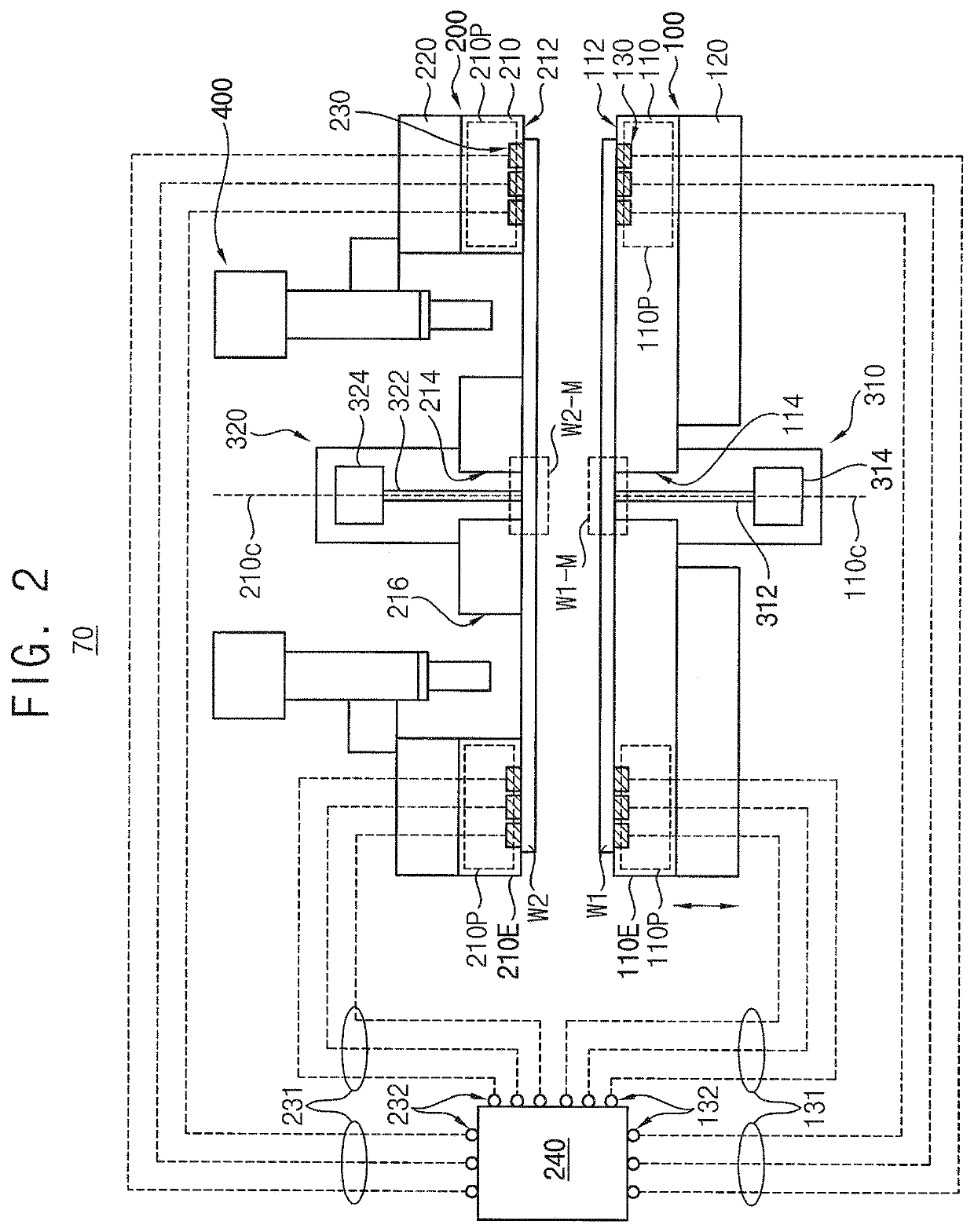 Wafer to wafer bonding apparatuses