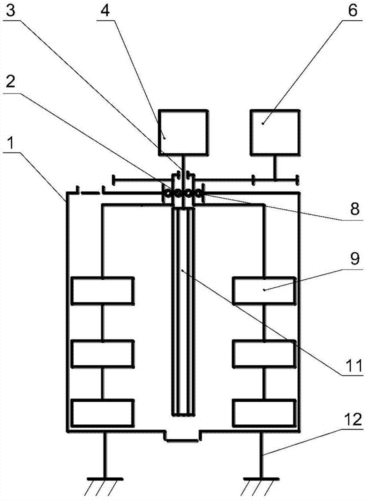 Vertical-axis high-frequency vibration mixer