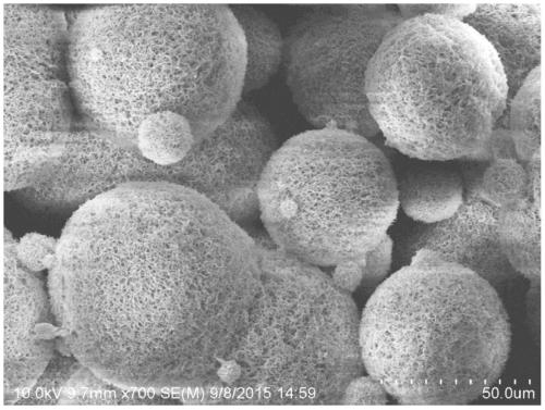 A kind of nylon/silicon dioxide composite microsphere, preparation method and application