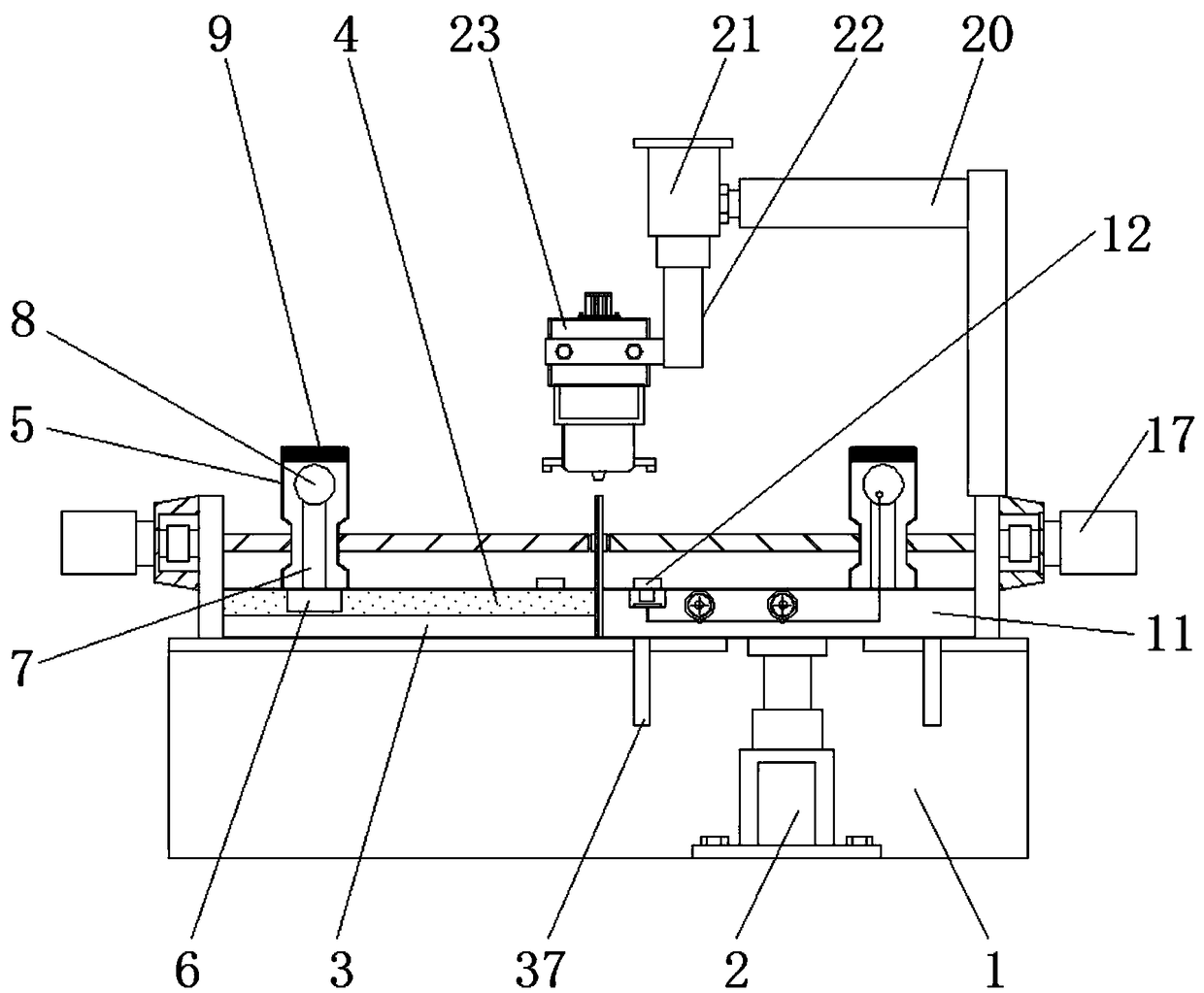 Ultrasonic-assisted friction stir welding device