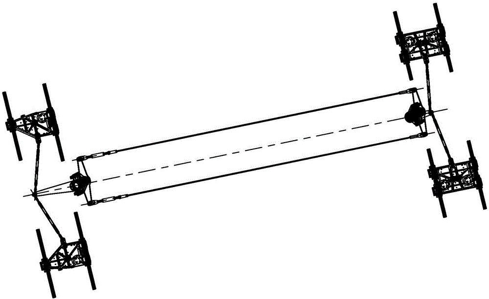 Magnetic levitation train and forced steering mechanism thereof