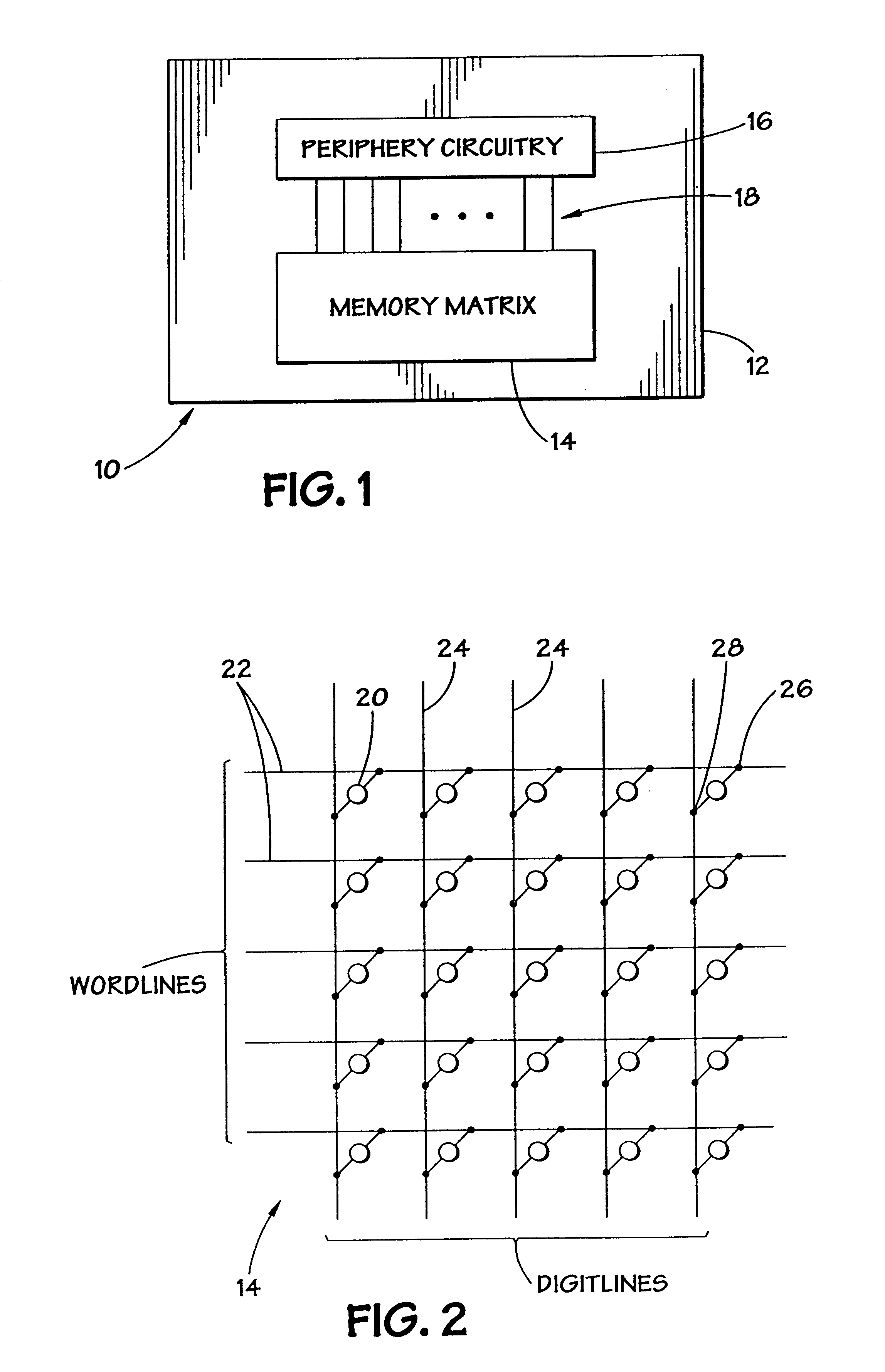 Memory elements and methods for making same
