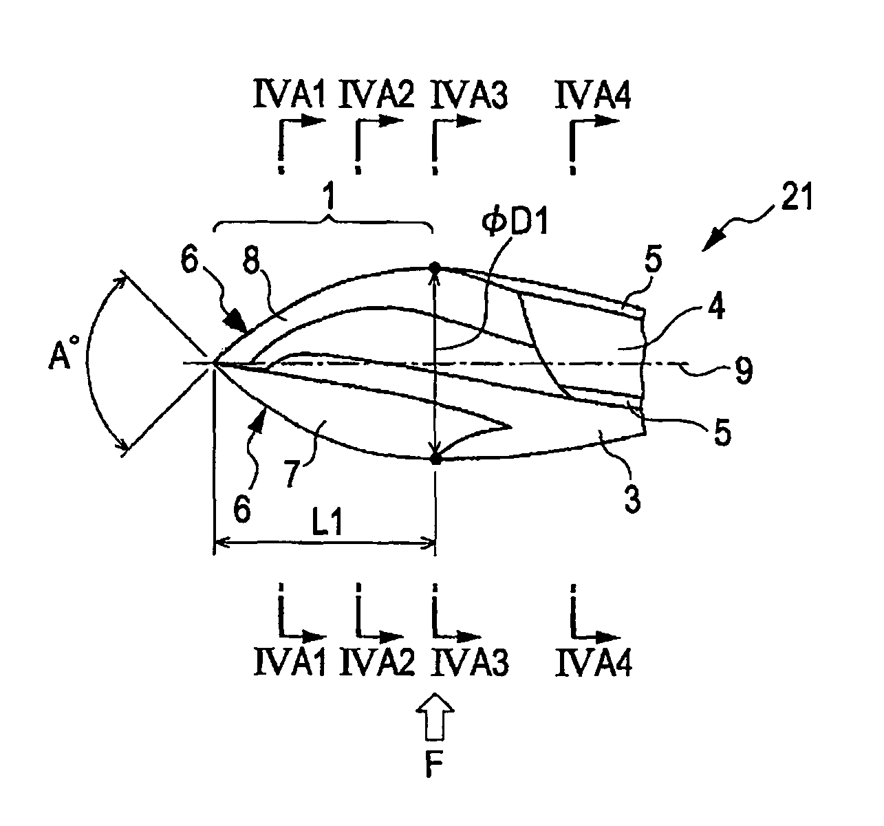 Drill and drilling method for workpiece