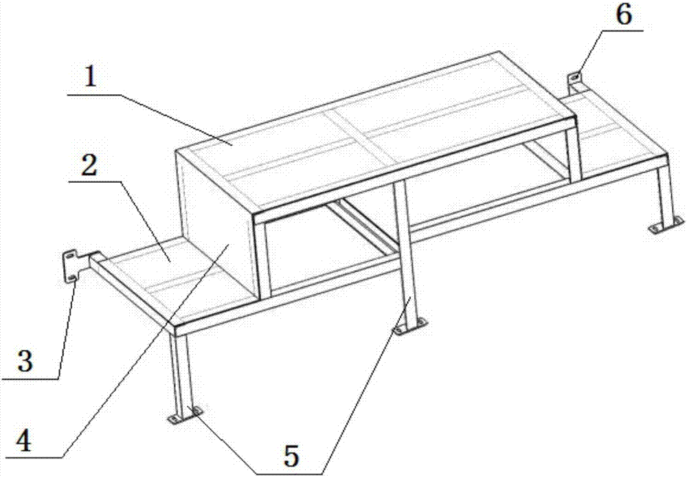 Wind power converter maintenance platform