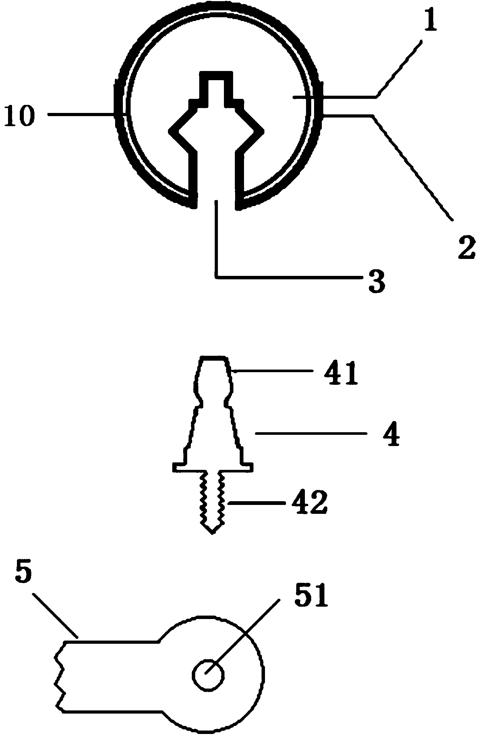 Passive type infrared light reflection small ball and use method thereof