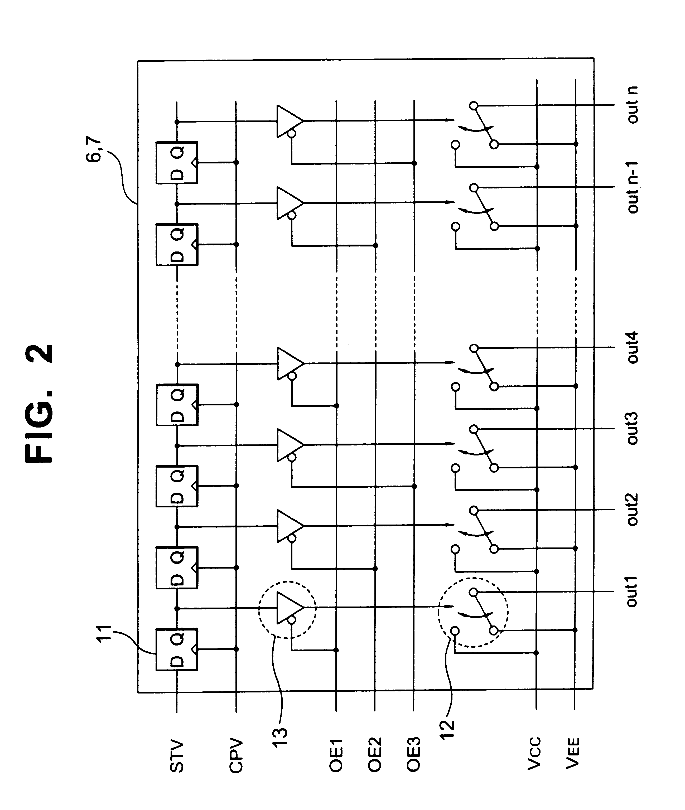 Image detecting device and an X-ray imaging system