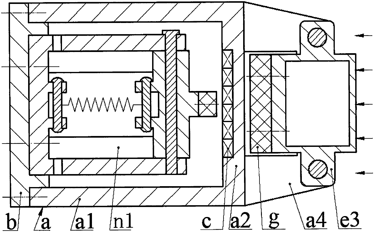 A water flow induced vibration energy harvester