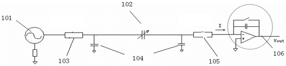 A capacitive embedded touch screen and display device