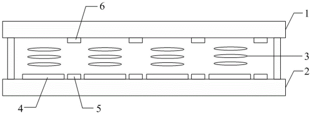A capacitive embedded touch screen and display device