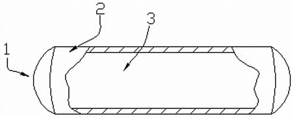 Chemical radioactive particles and implant equipment