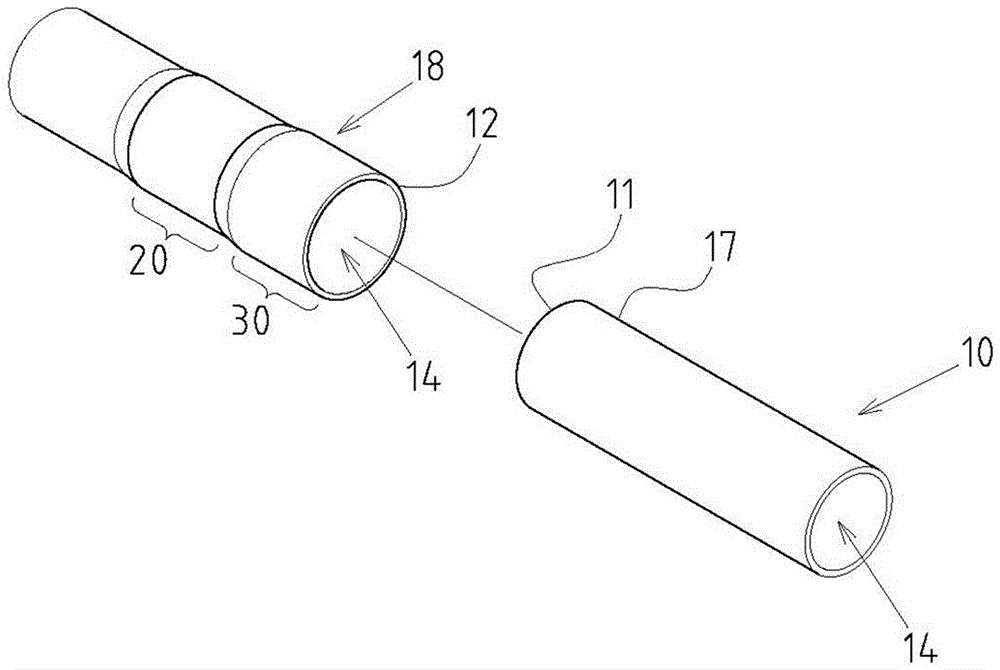 Method for forming loop type heat pipe with pipe ends in butt joint