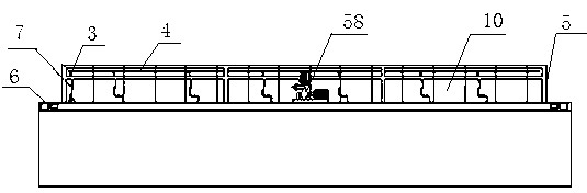 Cyclic acid pickling device and method of trough type pickling tank