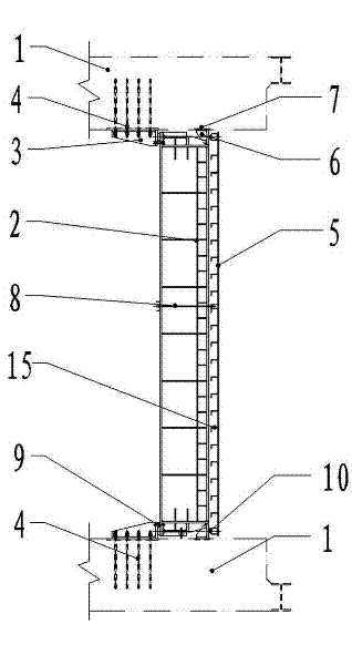 Reusable fabricated end seal method for immersed tube tunnel