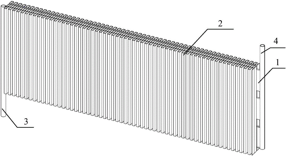 Efficient plate-type low temperature heating radiator and special assembly thereof