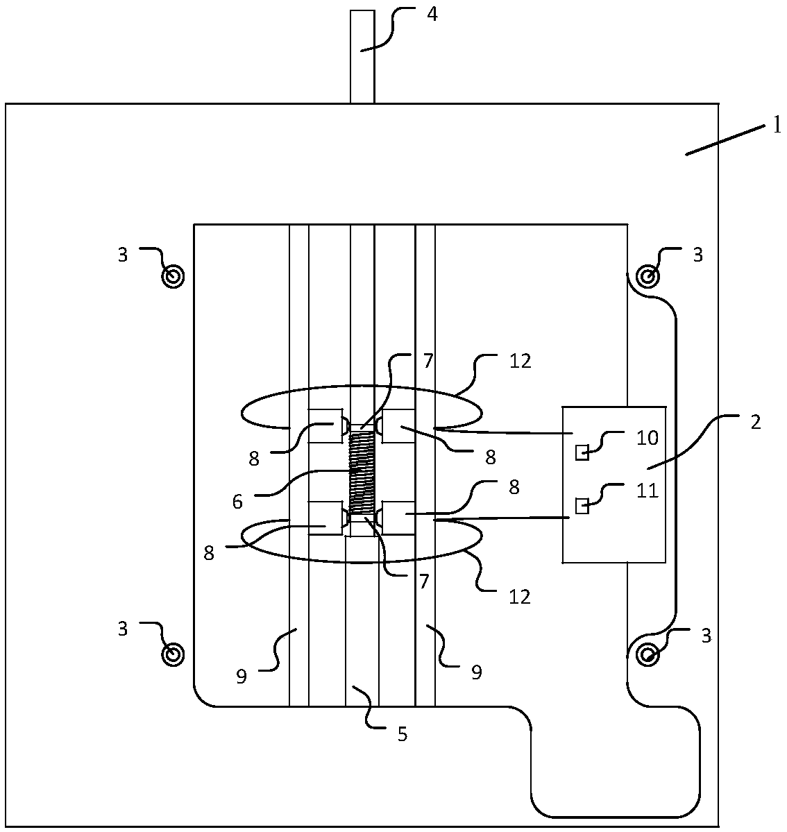 Pluggable roll printing coil probe of nuclear magnetic resonance instrument and design method thereof