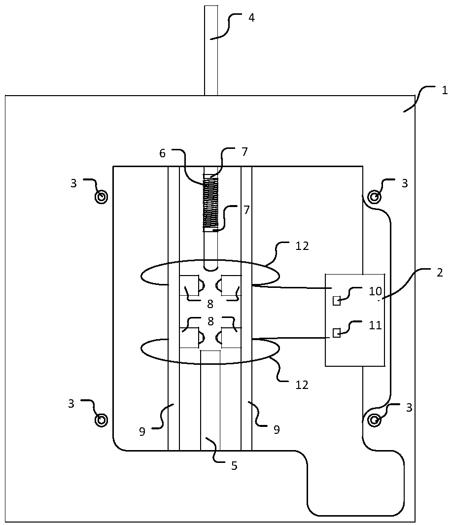 Pluggable roll printing coil probe of nuclear magnetic resonance instrument and design method thereof