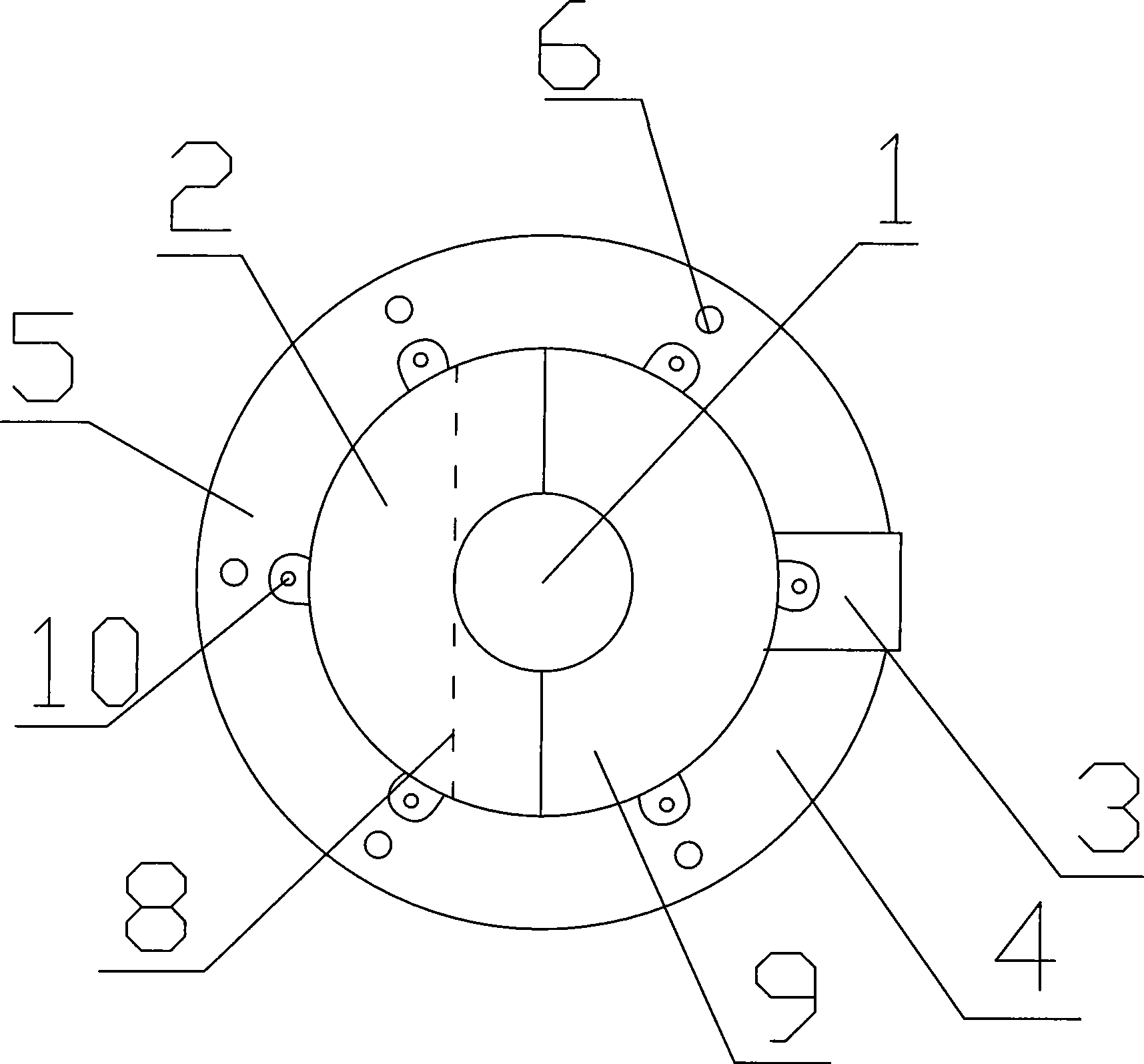 Draining and air guide sleeve used for rushing and ejecting entad pile-sinking method