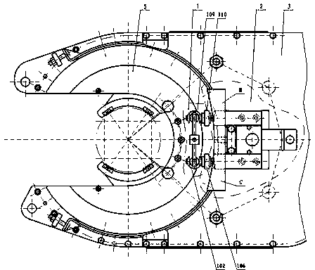 Seesaw type hydraulic control plug reversing reset device of power tongs