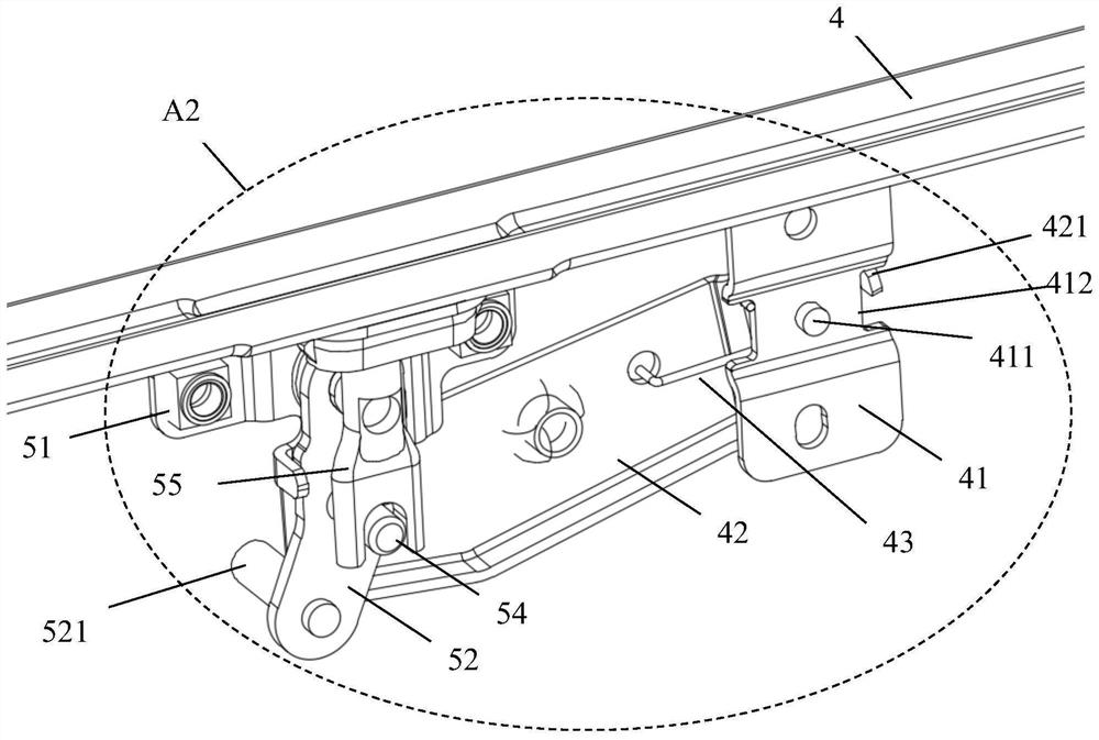 Locking mechanism assembly, locking method, unlocking method and electric vehicle