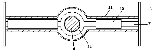 Tension self-adjusting cloth feed roll of tenter