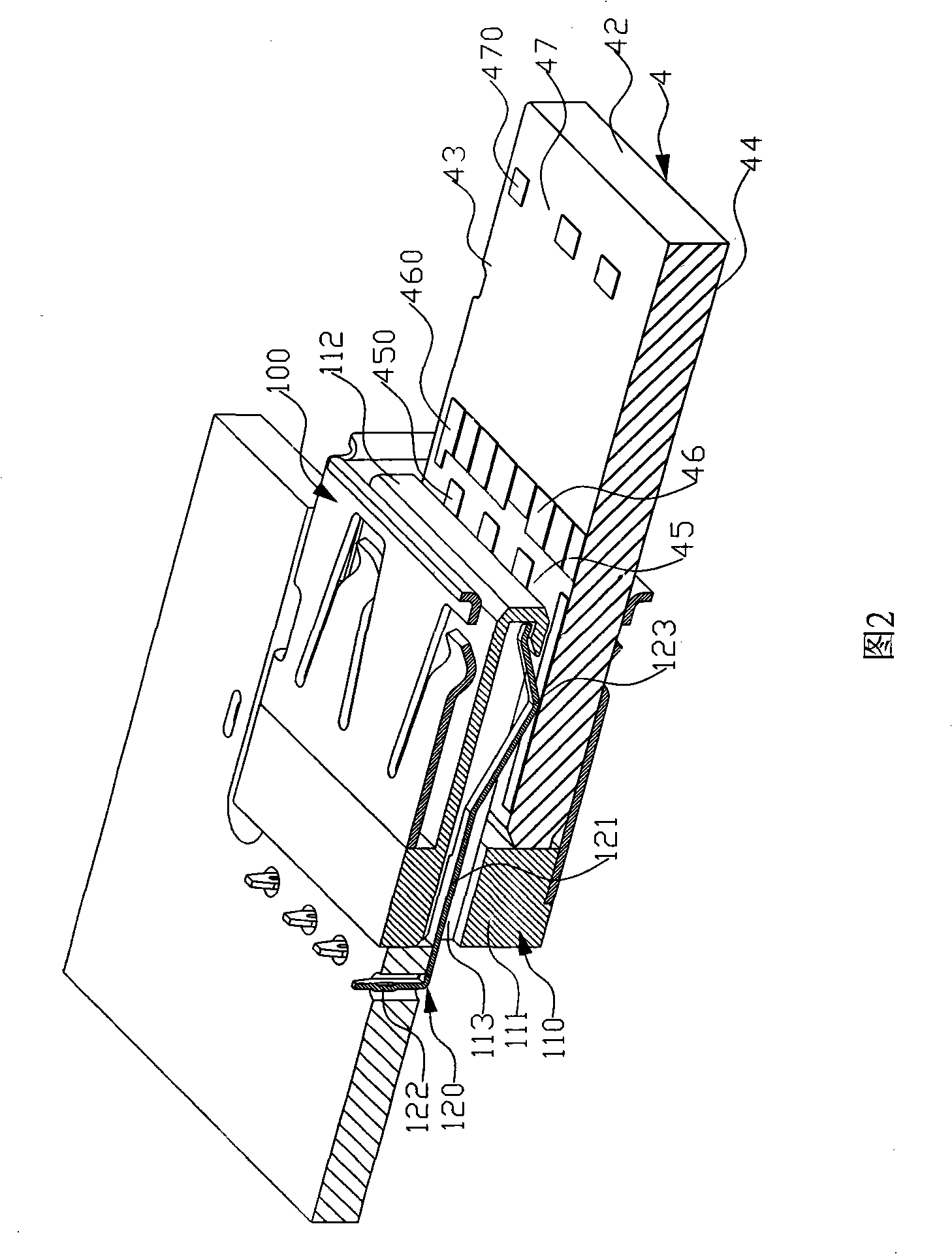 Electric connector and insertion method using the same