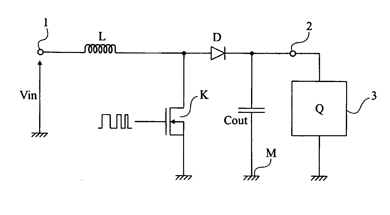 Current limitation in an inductance with a limit current adaptation