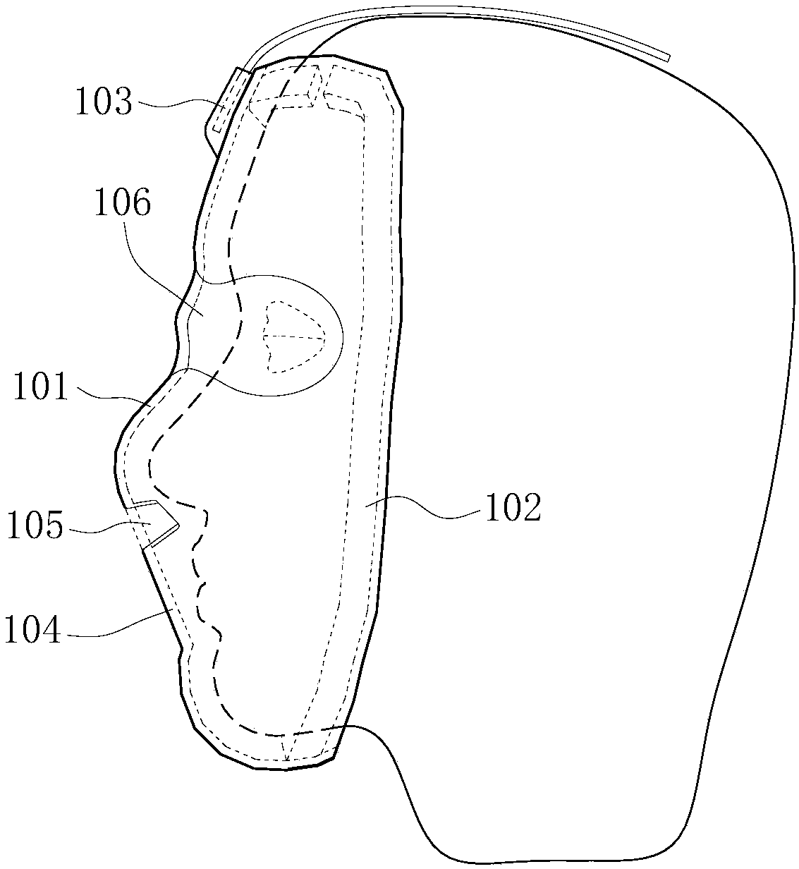 Eye-protecting mask and eyesight protecting device