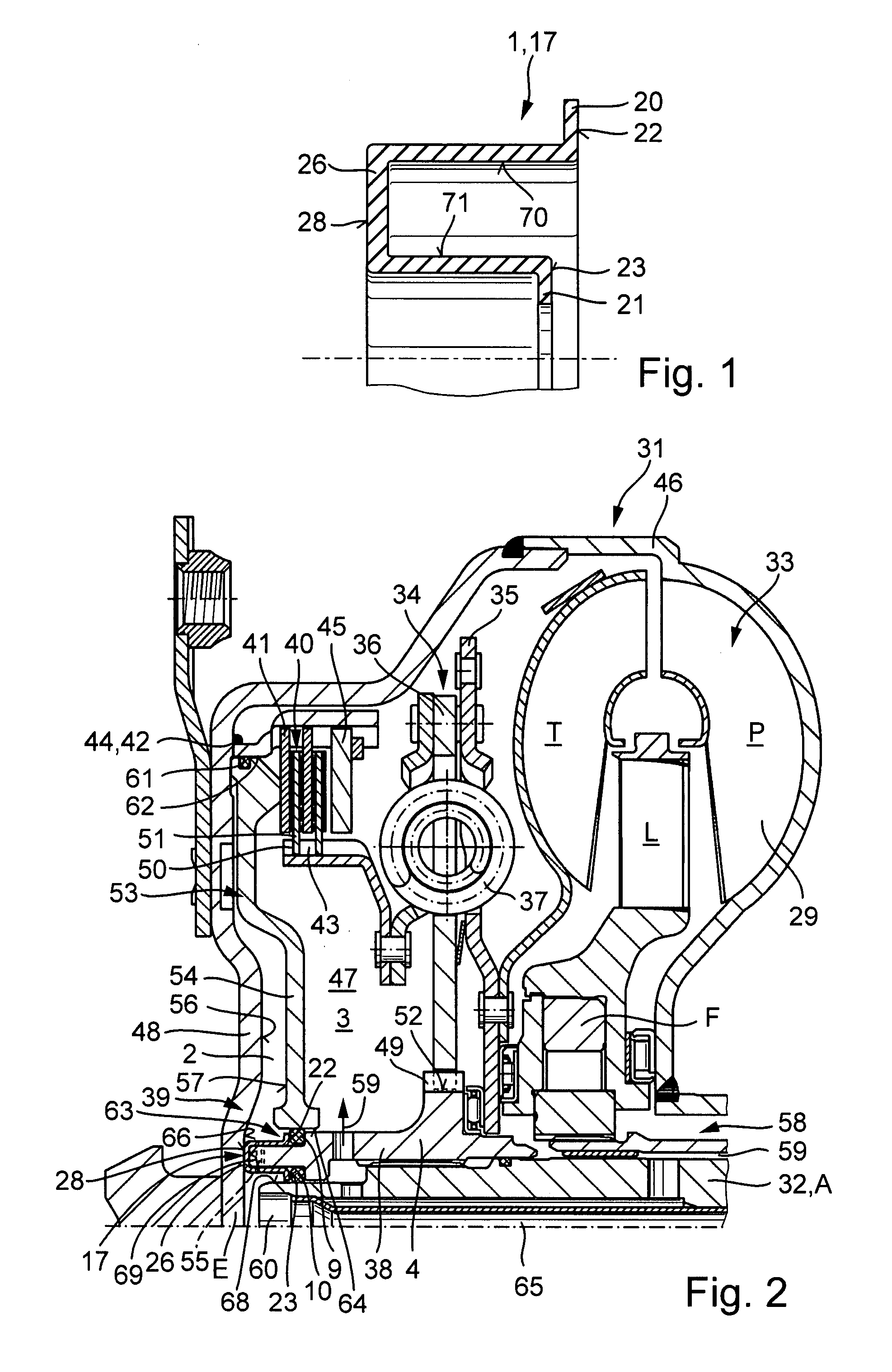 Seal retainer device and power transmission unit with seal retainer device