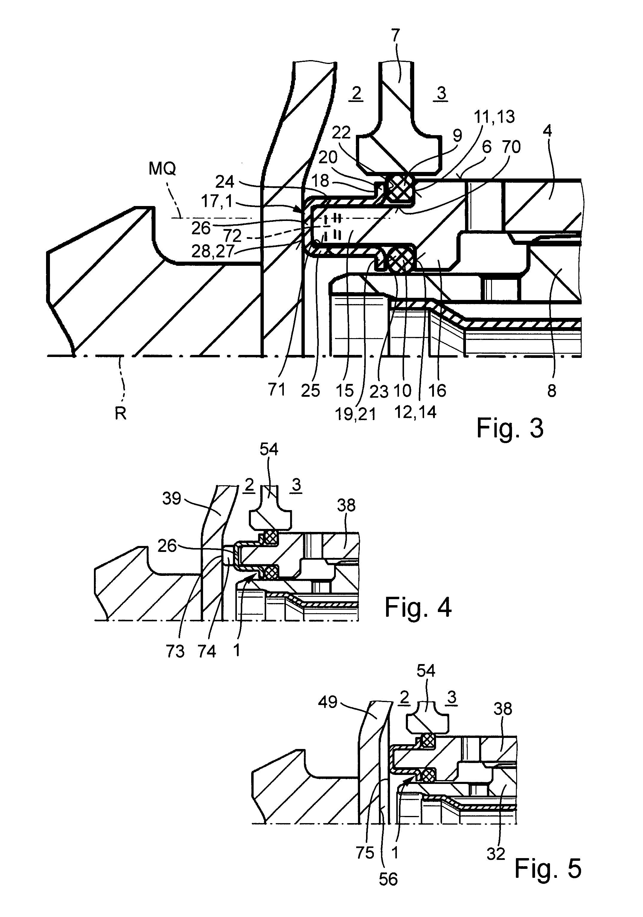 Seal retainer device and power transmission unit with seal retainer device