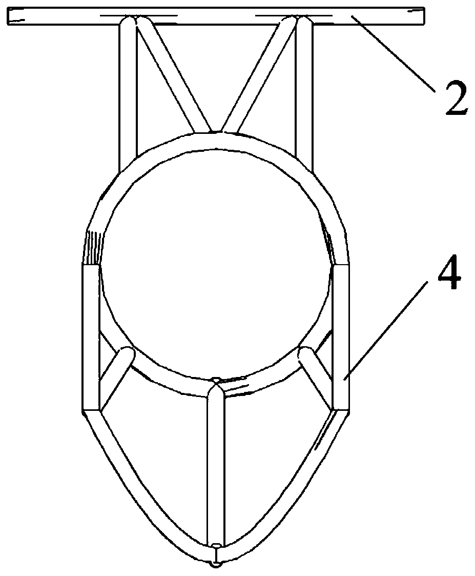 A kind of transfer channel for aquaculture fish that connects circular floating net cages